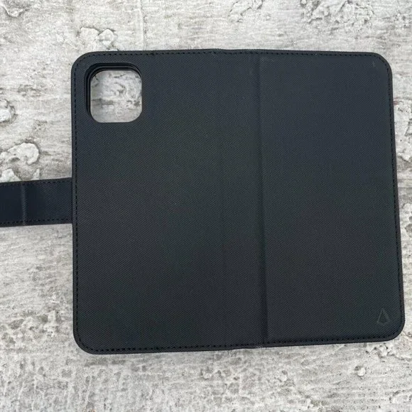 Switch iPhone 11 Pro Max Case Wallet Case Black Book Case LBT Car Vent Holder - Picture 5 of 12